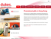 Tablet Screenshot of dukesasia.com